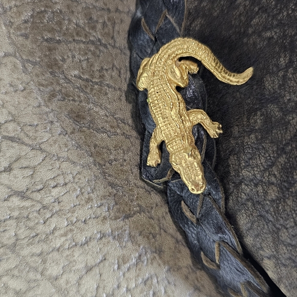 Genuine Kangaroo Leather Aussie  Outback Hat - Picture 7 of 9